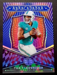 2024 Panini Illusions #6 Tua Tagovailo Abracadabra Sapphire Acetate Insert SSP - Picture 1 of 2