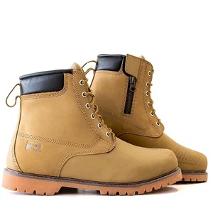 RICHA CALGARY WATERPROOF MOTORCYCLE BOOT TAN - SIZE 38 UK 5 - Picture 1 of 10