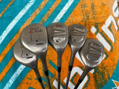 TaylorMade Golf Womens 1 3 5 7 9 WOOD SET Right Handed Steel Ladies Flex - Image 1 of 4