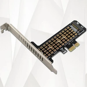 M.2 NVMe SSD to PCIe 4.0 X1 Adapter Card 32Gbps Heat Sink for 2230-2280 - Picture 1 of 24