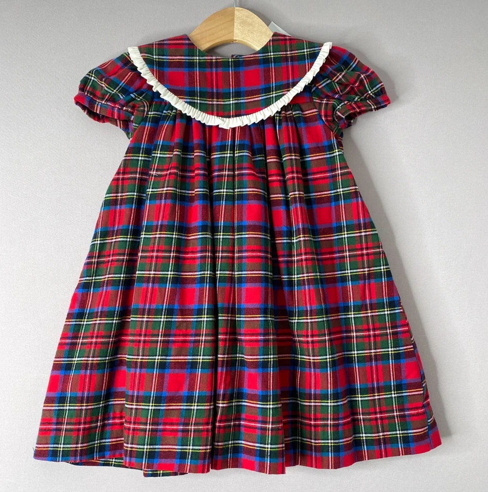 Vestido Flotador Bailey Boys Rojo Gales Tartán Franela Cuadros Nuevo con Etiquetas Niñas 24 Les Navidad Foto 1 de 4