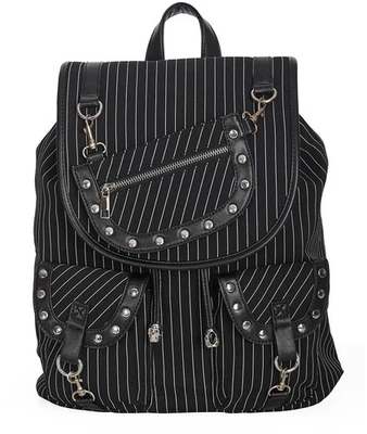 Banned Alternative Rucksack Damen Black Core Pinstripe schwarz Standard - Bild 1 von 4