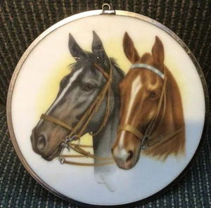 Par de cabezas de caballo adorno decorativo - Imagen 1 de 2