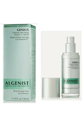 Algenist Genius Ultimate Anti-Aging Vitamin C Serum - 1oz / 30ml New In Box - Image 1 of 4