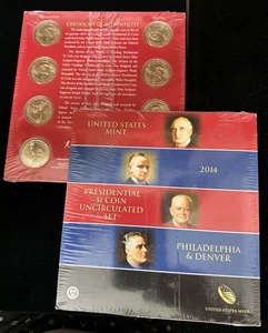 2014 P&D PRESIDENTIAL UNCIRCULATED SET!!   PHILA. AND DENVER MINT!  SEALED!! - Picture 1 of 2