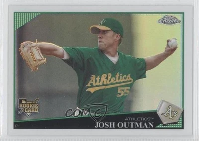 2009 Topps Chrome Refractor Josh Outman #172 Rookie RC - Image 1 of 2