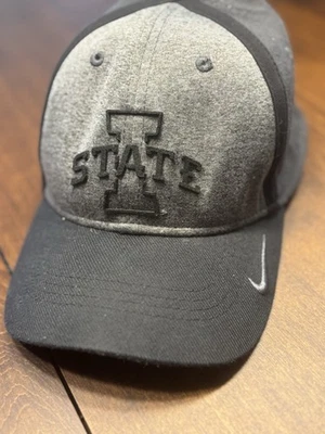 Iowa State Cyclones black & gray Nike baseball hat, one size fits most - Image 1 of 4