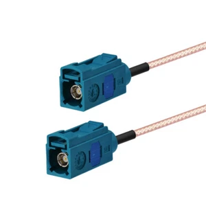 19.68 FT Fakra Z Jack to Female Pigtail Cable RG316 6M for WiFi Neutral Coding - Zdjęcie 1 z 4