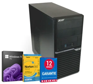 Acer Veriton M4640G Computer Core i7-6700 8GB 512GB SSD Win 11 Pro - Bild 1 von 3