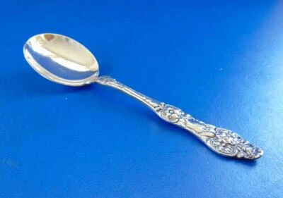 Marthinsen 野玫瑰圆形碗甜点布丁勺子银盘挪威 — 第 1/3 张图片