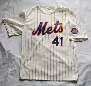 Tom Seaver #41 New York Mets Throwback SGA Jersey - Size Large / L - Picture 1 of 6