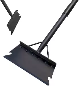 59 Inch Garden Cleaning Shovel with Adjustable Handle, Ice Scraper Snow Shovel M - Picture 1 of 7