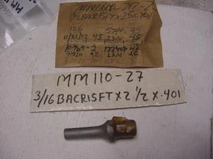 1x NEW Martin Aircraft Rivet MM110-27 3/16 BACRISFT x 2 1/2 x .401 Made in USA  - Picture 1 of 10