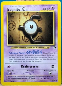 POKEMON - Neo Descubrimiento - Icognito - 67/75 - Non-Holo - alemán - Imagen 1 de 2