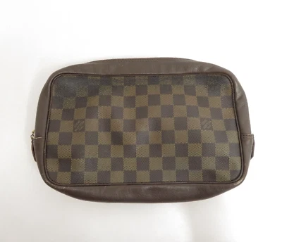 Auténtico bolso clutch Louis Vuitton Damier Level Trousse Toilette 23 #38705 Foto 1 de 4