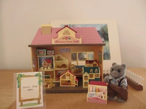 Sylvanian Families Calico Critters Toy Shop Japan Miniature House Vtg RARE - Picture 1 of 24
