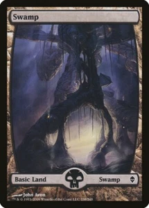 1x LÁMINA Pantano Arte Completo ZEN #238 Magic English Casi Nuevo/Desjugar TIERRA Tarjeta C común - Imagen 1 de 1