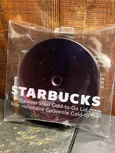 Vaso Starbucks de acero inoxidable con tapa fría púrpura - Imagen 1 de 2
