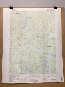 Waterboro Maine York County Map Topographical Survey East Hollis Lyman Kennebunk - Picture 1 of 5