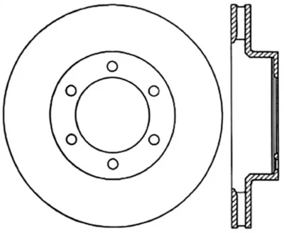Stoptech para slot elétrico 05-09 Toyota Tacoma/03-09 4 corredores com fenda frontal direita - Imagem 1 de 4