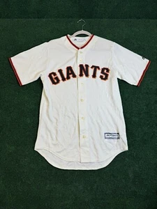 San Francisco Giants Majestic Official Cool Base Jersey - Tan S - Picture 1 of 8