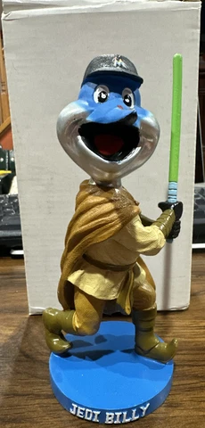 2014 Miami Marlins Jedi Billy Star Wars Bobblehead SGA MLB Florida Marlin Mascot Cover