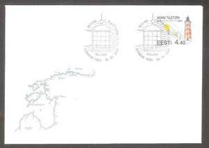 Lighthouse Mohni 2001 Estonia  stamp FDC Mi 391 - Picture 1 of 1