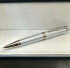 Luksusowy długopis Hugo Series biały + srebrny kolor bez pudełka