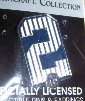 2022 NY Yankees Derek Jeter #2 pinstripe pin New York FREE S&H - Image 1 of 4