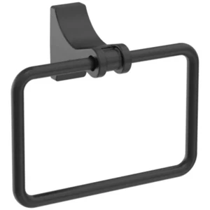 Amerock BH36052MB Davenport 6-5/16" Wall Mounted Towel Ring, Matte Black - Picture 1 of 1