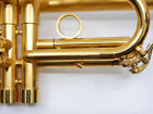 Pre-owned Hub Van Laar Oiram C Trumpet in Brushed Gold Plate! Wow