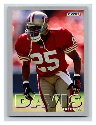 1993 Fleer #342 Eric Davis Near Mint - Image 1 of 2