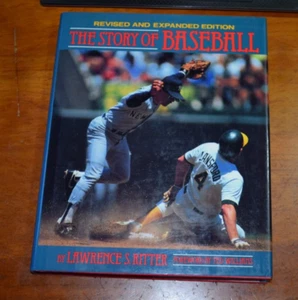The Story of Baseball: Lawrence Ritter-Foreword by Ted Williams (1990 )HC/DJ - Imagen 1 de 5