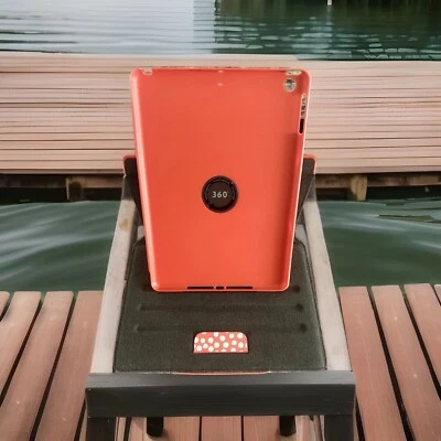 TARGUS VERSAVU SLIM 360 ROTATING CASE: APPLE IPAD AIR 9.7” JANSDOTTER CORAL - Image 1 of 4