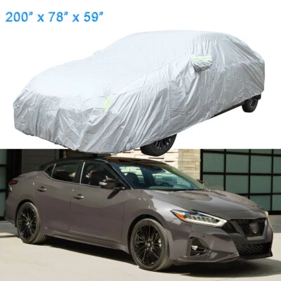 Cubierta Completa para Coche Nissan Máxima Exterior Impermeable Sol Nieve Lluvia Resistente al Polvo Foto 1 de 4