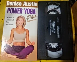 Denise Austin VHS Power ~ Yoga Pilates ~ Wellness Workout Tested - Picture 1 of 3
