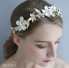 Crystal Handmade Big Flower Wedding Bridal Head Pieces Head Band Accessories
