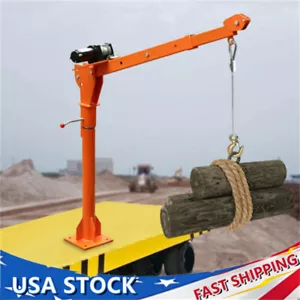 Elevador de camión grúa 1100 lb pluma montaje en enganche hidráulico motor camioneta - Imagen 1 de 24