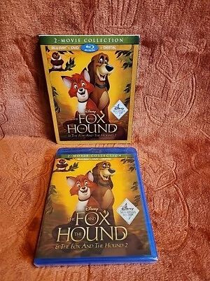 The Fox And The Hound 1 & 2. Blu-ray +   DVD + Digital. New With Slip Cover.  - Image 1 of 3