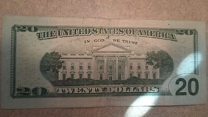 2009 $20.fancy serial number JG 88888881C condition good two nicks & fold mildl - Picture 1 of 4
