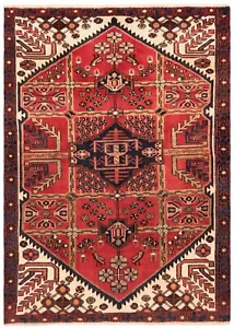 Hamedan Handknotted Persian Carpet 158x113 cm-Nomadic,Orient,rug,Carpet,Red - Picture 1 of 13