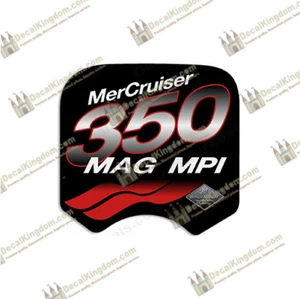 Mercruiser 350 Mag MPi Decal (Multiple Colors Available) Marine Grade 3M - Picture 1 of 6