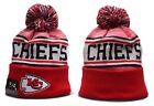 Kansas City Chiefs New Era NFL Knit Hat On Field Sideline Beanie