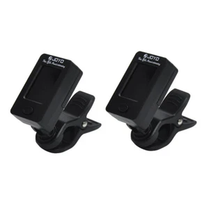 2Pcs JOYO JT-01 Clip on Tuner For Chromatic Guitar Bass Violin Ukulele Black - Picture 1 of 6