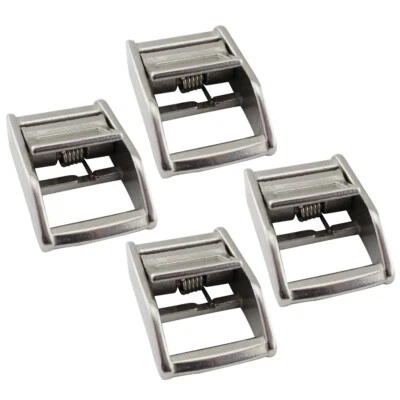 4x EDELSTAHL CAM SCHNALLE FÜR Zurrgurte 25MM - Bild 1 von 4