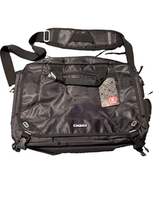 OGIO Radial Top Zip Black Padded Laptop Bag w/ Luggage Strap 13”h X 18”w X 6”d - Picture 1 of 9