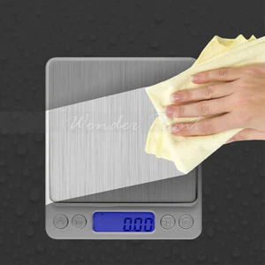 Mini balanzas digitales electrónicas portátiles LCD de 0,1 g-3000 g balanza de peso de cocina - Imagen 1 de 14