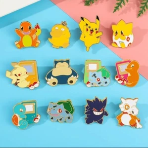 Cute Pokemon Characters Anime Brooches Hat/Lapel Pins - Picture 1 of 14