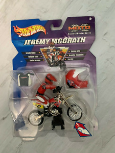 Jeremy McGrath Hot Wheels Moto Series Supermoto Honda Rare NIB