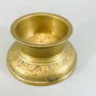 Small Vintage Brass Claw Bell Holder  Cup